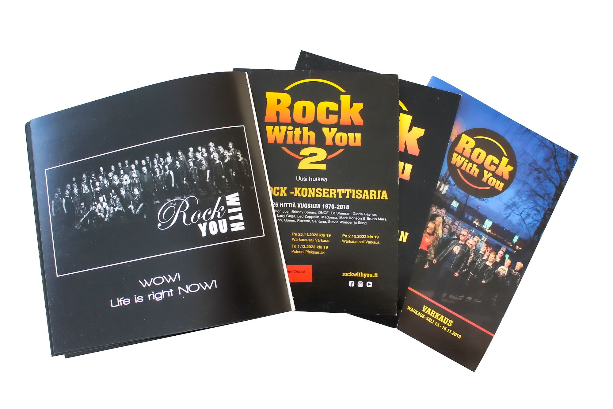 RWY-kuoron markkinointimateriaaleja